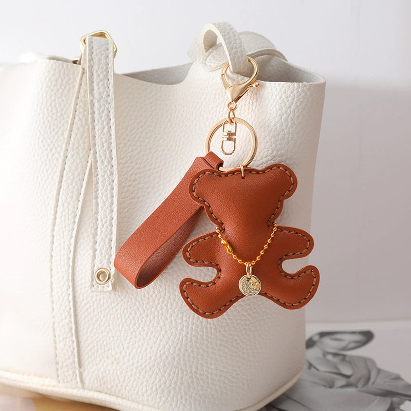 Leather Crafting kit - Key Chain, Bear