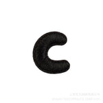 Load image into Gallery viewer, Embroidered Patches Custom Iron-On Name Tag, Black Alphabet