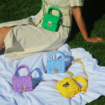 Load image into Gallery viewer, Plastic Canvas Bag Kit- Pop Candy Mini Bag