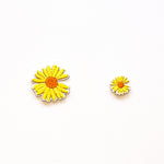 Load image into Gallery viewer, Embroidered Patches Custom Sticker-On Name Tag, Daisy