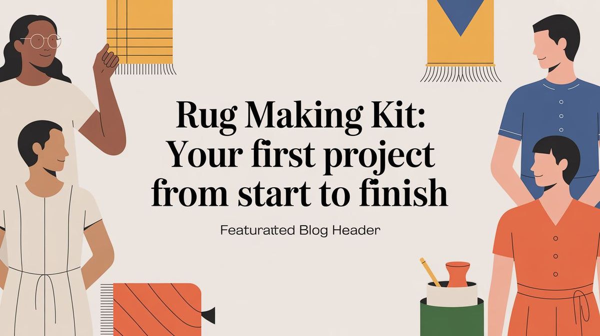 Rug Making Kit: Your First Project from Start to Finish – Stitch Mingle