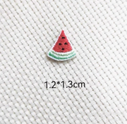 Embroidered Patches Custom Iron-On Name Tag, Set of 14 Fruits