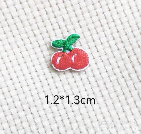 Embroidered Patches Custom Iron-On Name Tag, Set of 14 Fruits