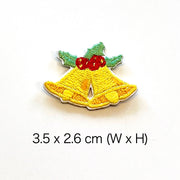 Embroidered Patches Custom Sticker-On Name Tag, Set of 9 Christmas