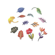 Embroidered Patches Custom Iron-On Name Tag, Set of 12 Plants