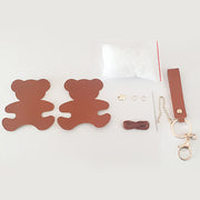 Leather Crafting kit - Key Chain, Bear