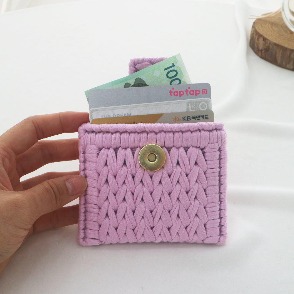 Plastic Canvas Wallet Kit- Cotton Candy