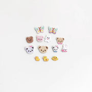 Embroidered Patches Custom Iron-On Name Tag, Set of 13 Animals